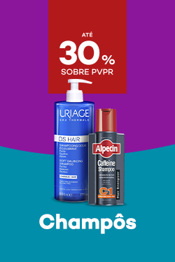 Produtos champ&ocirc; cabelo o com destaque promocional de at&eacute; 30% sobre pre&ccedil;o de Venda ao P&uacute;blico Recomendado